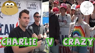1 Charlie Kirk v Crazy Gen Z Lib, Sweeny Jean Ad - Monkey in the Morning