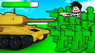 SOLDATS EN JOUETS VS TANK DE GUERRE DANS ROBLOX - Toy SoldierZ