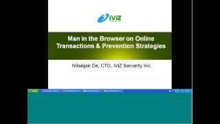 Man in the Browser Attacks on Online Transactions & Prevention Strategies