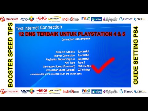 12 DNS TERBAIK BUAT PLAYSTATION 4 DAN 5 + MEMPERCEPAT SPEED INET SEMUA FO INDONESIA