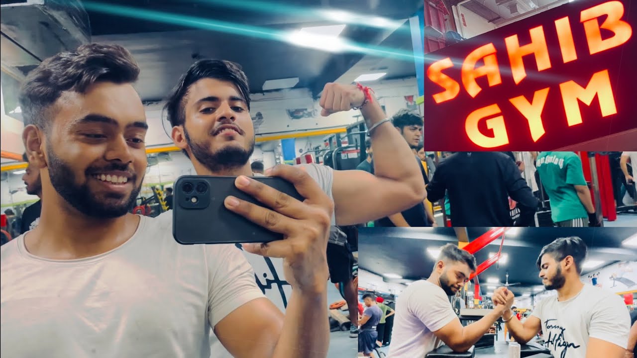 Best gym in kharar Bicep workout & fun with three jimbros💪 kharar 
