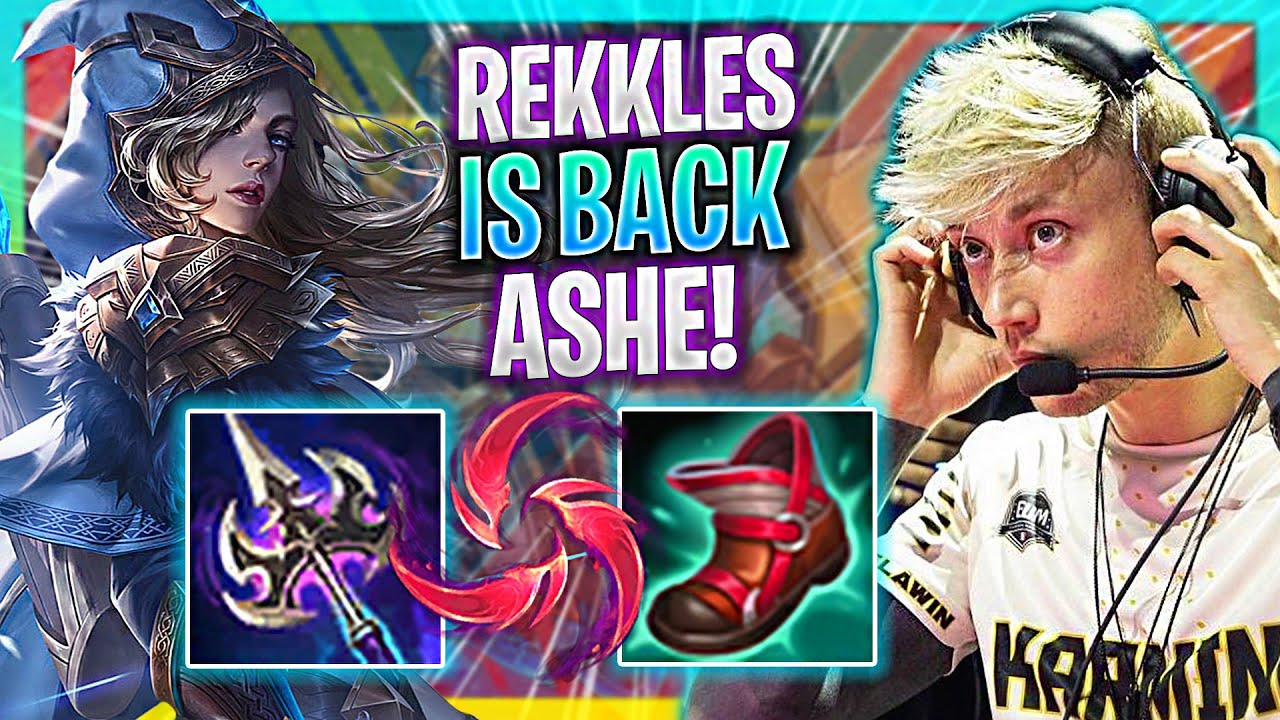 REKKLES BRINGS BACK ASHE! | FNC Rekkles Plays Ashe ADC vs Twitch ...