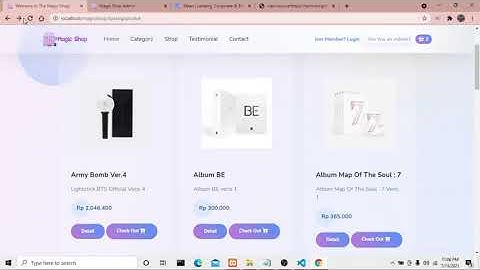 Project UAS Website Online Shop | Pemrograman Web Lanjut