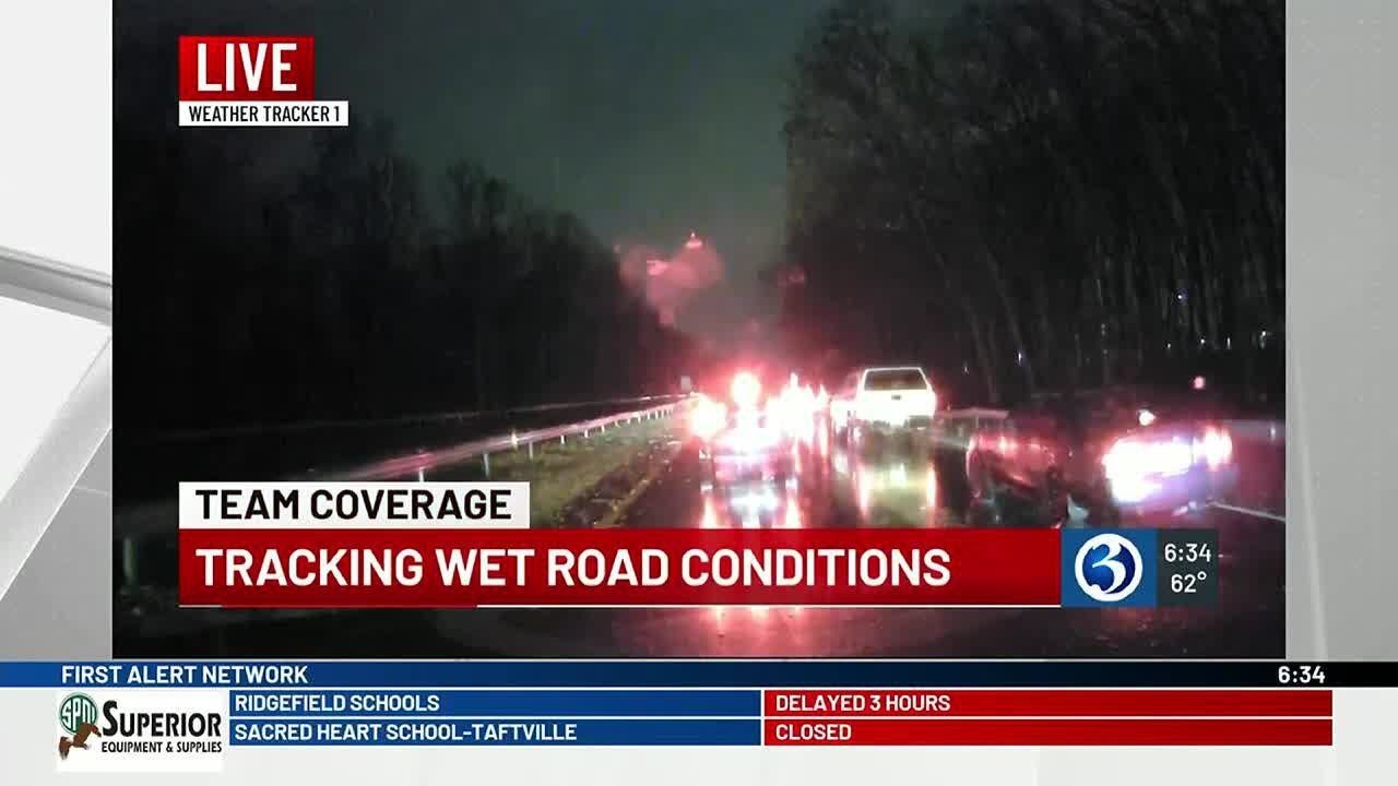 VIDEO: Dangerous road conditions reported as storm continues - YouTube
