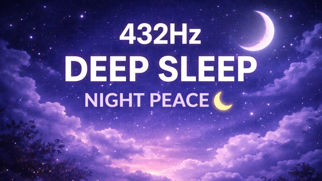 432Hz Deep Sleep Music | Night Meditation for Peaceful Dreams - YouTube