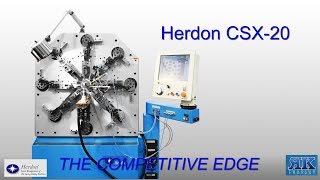 Herdon CSX-20 Spring & Wire Forming Machine - RK Trading Company - US Distributor