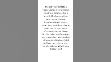 Lookup Transformation in informatica cloud 2025 #informaticaiics #etl #easy #interviewquestions