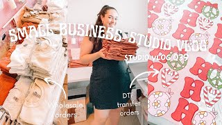 Day in the Life of a Small Business Owner, ASMR Packing Orders, Studio Vlog 039