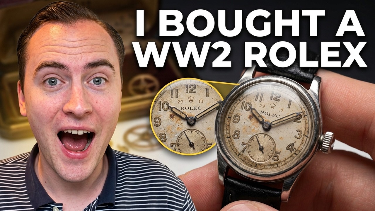 The Rarest WWII Rolex I've Ever Seen - YouTube