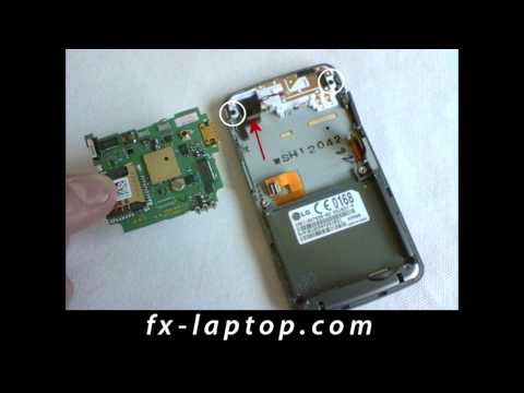 Disassembly Lg Cookie Kp500 Battery Glass Screen Replacement Youtube