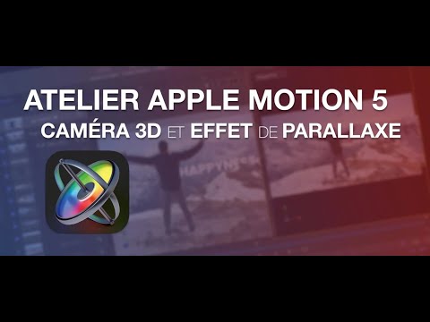 Apple Motion 5 Workshop Tutorial: 3D Camera and Parallax Effect