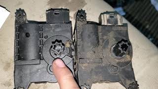 How to remove and install driver blend door actuator on 2014-2019 GM Sierra 2500 Not cold on driver!