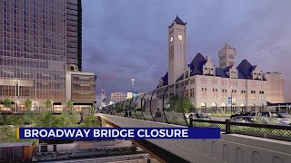 Plans for upcoming Broadway Bridge closure