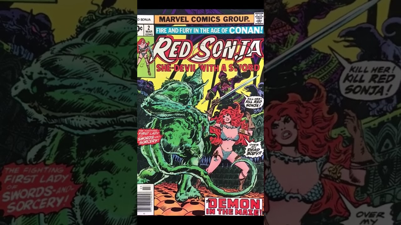 RED SONJA👉Origin & Frank Thorne Art!!!👉TV??? 