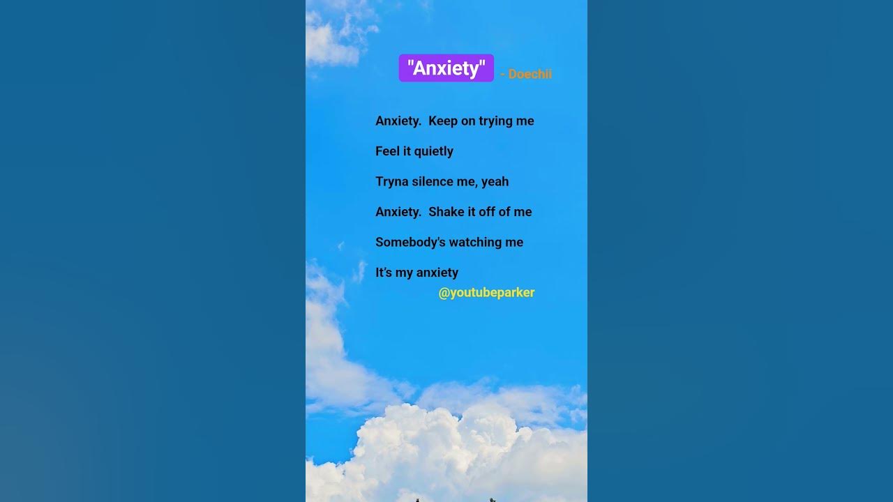 Anxiety - Doechii #music #song #lyrics