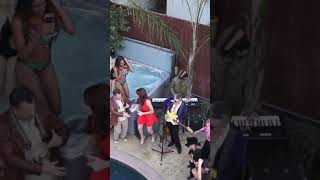 Poolside Band And Models Party