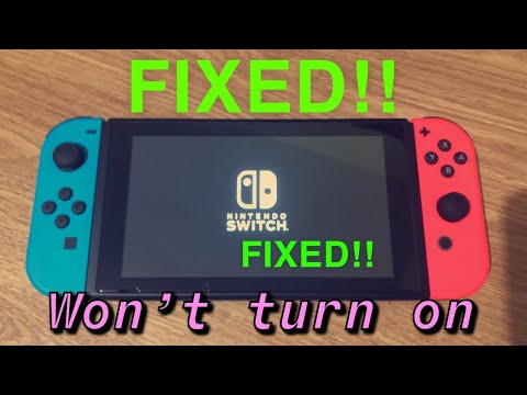Nintendo Switch won’t turn on or charge doesn’t work HOW TO FIX TURN IT BACK ON!