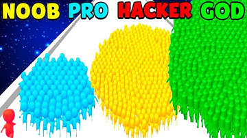 Counting King 3D in NOOB vs PRO vs HACKER vs GOD