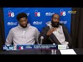 James Harden Postgame Interview | Philadelphia 76ers beat Minnesota Timverwolves 133-102