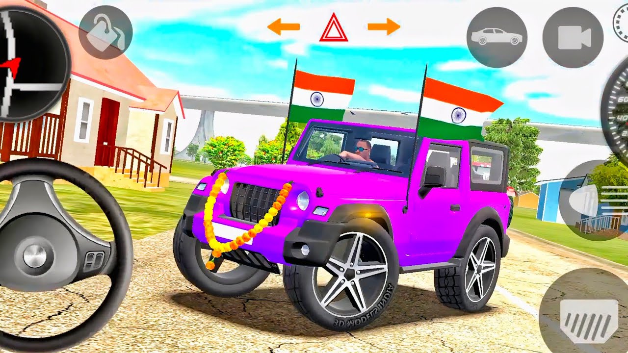 Modified Mahindra Thar😈Games:Indian Purple Thar (Gadi Wala Games) Car Game Android Game - #2026