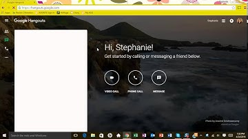 Google Hangouts Screencast