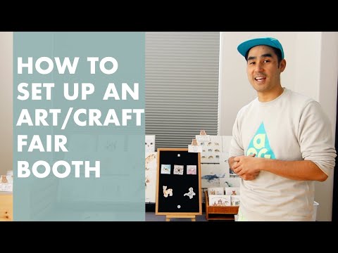 Wie Einrichten eine einfache Art & Craft Fair Display auch, wenn Sie nicht Handlicher