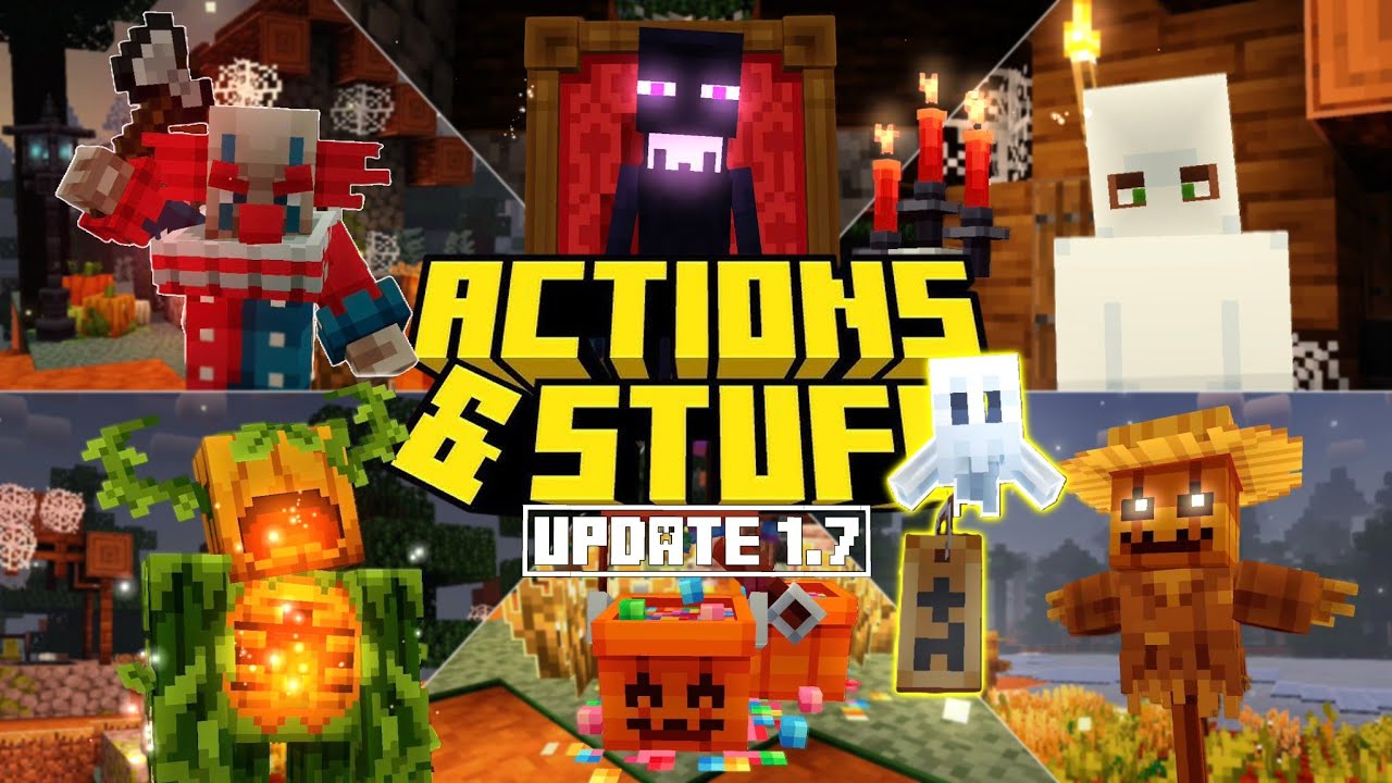 REVIEW ACTION & STUFF UPDATE 1.7✨ THE BEST TEXTURE PACK! MCPE 1.21+