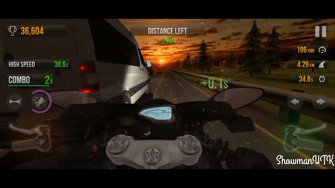 Traffic Rider Level 49 (Ride 8 km in 75 seconds) - YouTube