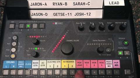 How to Save and Recall Mixes on the A-360