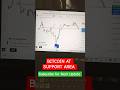 Bitcoin support area #bitcoin #ytshorts