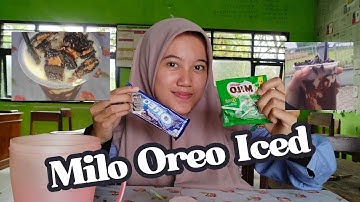 Procedure Text "How to make Milo Oreo Iced" || Mikaila Asya