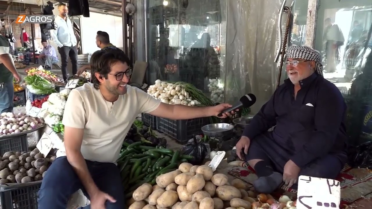 سوق الملحاني الشعبي في مدينة الكاظمية - بغداد | برنامج واحد من الناس مع احمد الركابي