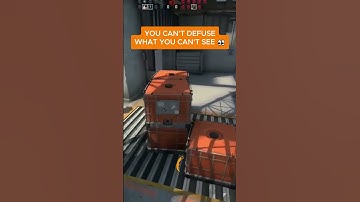 You can’t defuse what you can’t see 👀💣