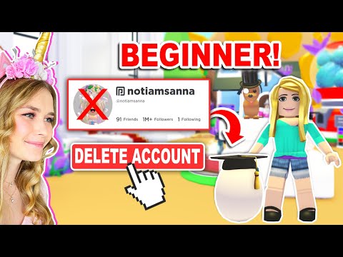 I DELETED My ACCOUNT To START From The BEGINNING In Adopt Me! (Roblox)