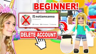 I DELETED My ACCOUNT To START From The BEGINNING In Adopt Me! (Roblox)