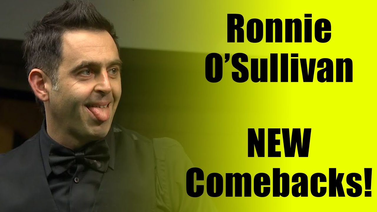 NEW! Ronnie O'Sullivan's Best Counter Attacks!
