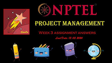 NPTEL PROJECT MANAGEMENT WEEK 3 ASSIGNMENT ANSWERS | JAN 2024