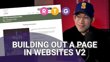 Building Out a Page in Websites V2