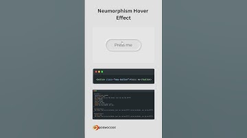 Neumorphism CSS Hover Effect || #neumorphism  #animation #css #threejs #coding #developer #frontend