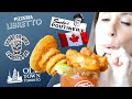 American Tries ICONIC FOODS of Canada // Toronto Style Pizza, The Food Ceasar, and Smoke’s Poutine