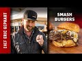 Double Smash Burgers on the Kamado Joe Karbon Steel Griddle