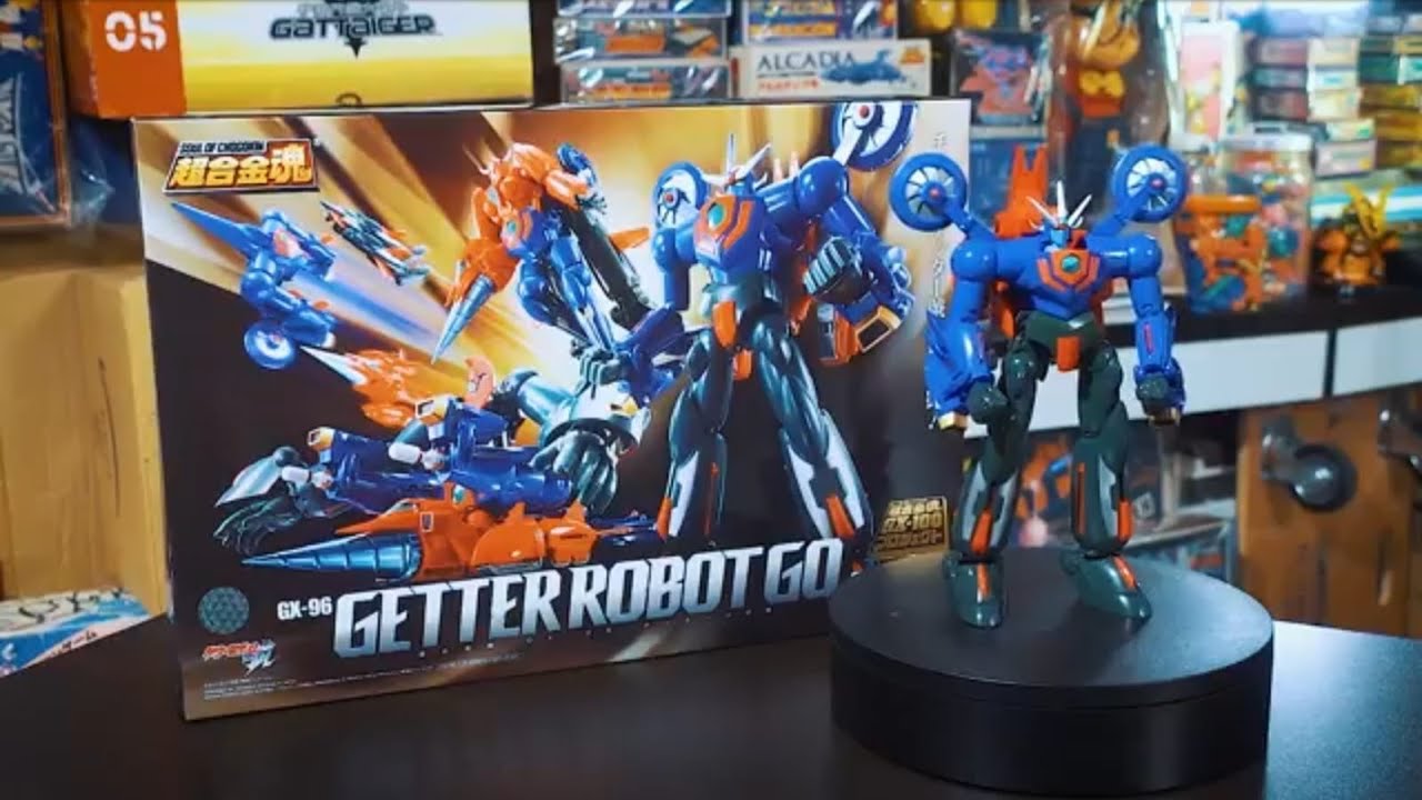 玩具短打第27集無敵3x1 超合金魂GX-96 開箱報告蓋特機器人號Getter