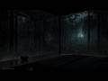Heavy Rain on Minimalist Glass Walls | Rain & Distant Thunder for Sleep — 8 Hours