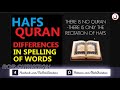 Rob Christian Live Show: Hafs Quran - Differences in Spelling of Words
