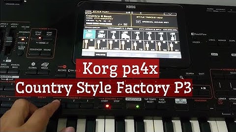 Korg pa4x - Country Styles - Live Record | Part 3