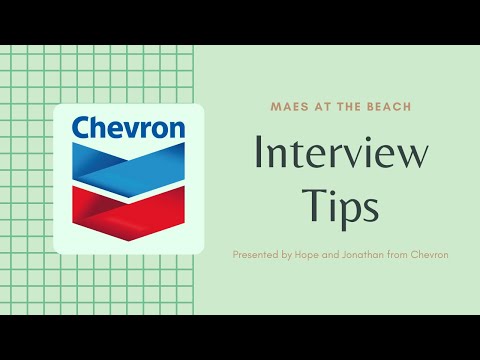 Interview Tips with Chevron | General Body Meeting