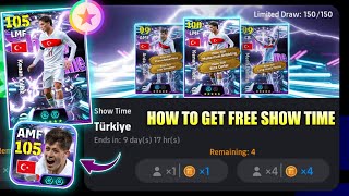 How To Get Free Show Time Arda Guler And Kenan Yildiz From Turkey Pack In eFootball 2026 Mobile 🤩🔥