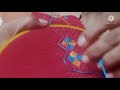 Hand Embroidery, Simple border design for beginners