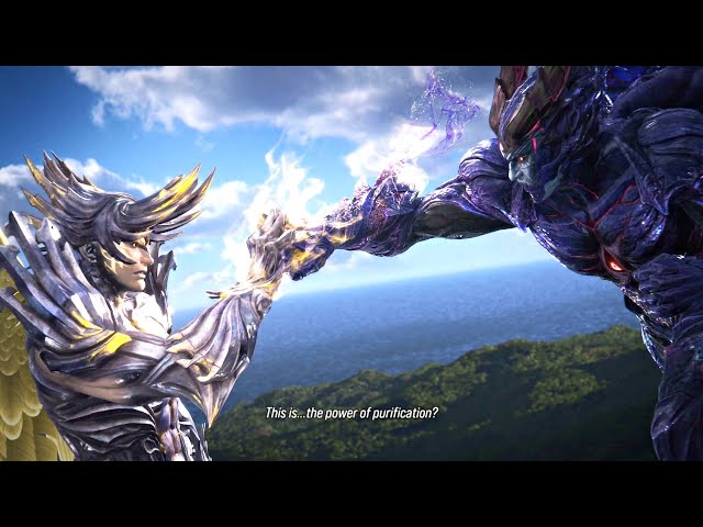 TEKKEN 8 Final Boss & Ending Angel Jin Vs True Devil Kazuya PS5 (2024) ALL ENDINGS class=