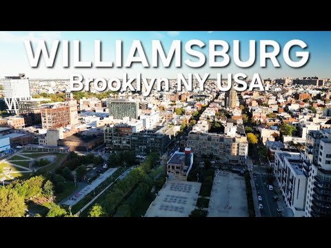 Williamsburg, Brooklyn, NY, USA 🇺🇸 | Cinematic drone footage of Brooklyn NY, Williamsburg NY